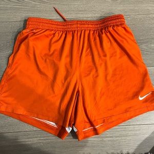 Womens Nike Dri-fit soccer shorts.